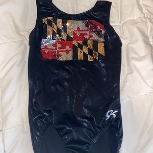 GK MARYLAND FLAG GYMNASTICS LEOTARD